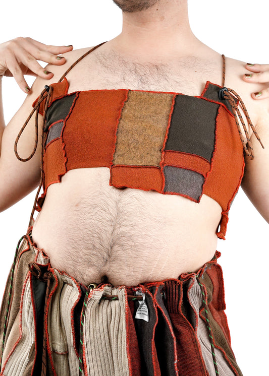Crop Top mit Flicken