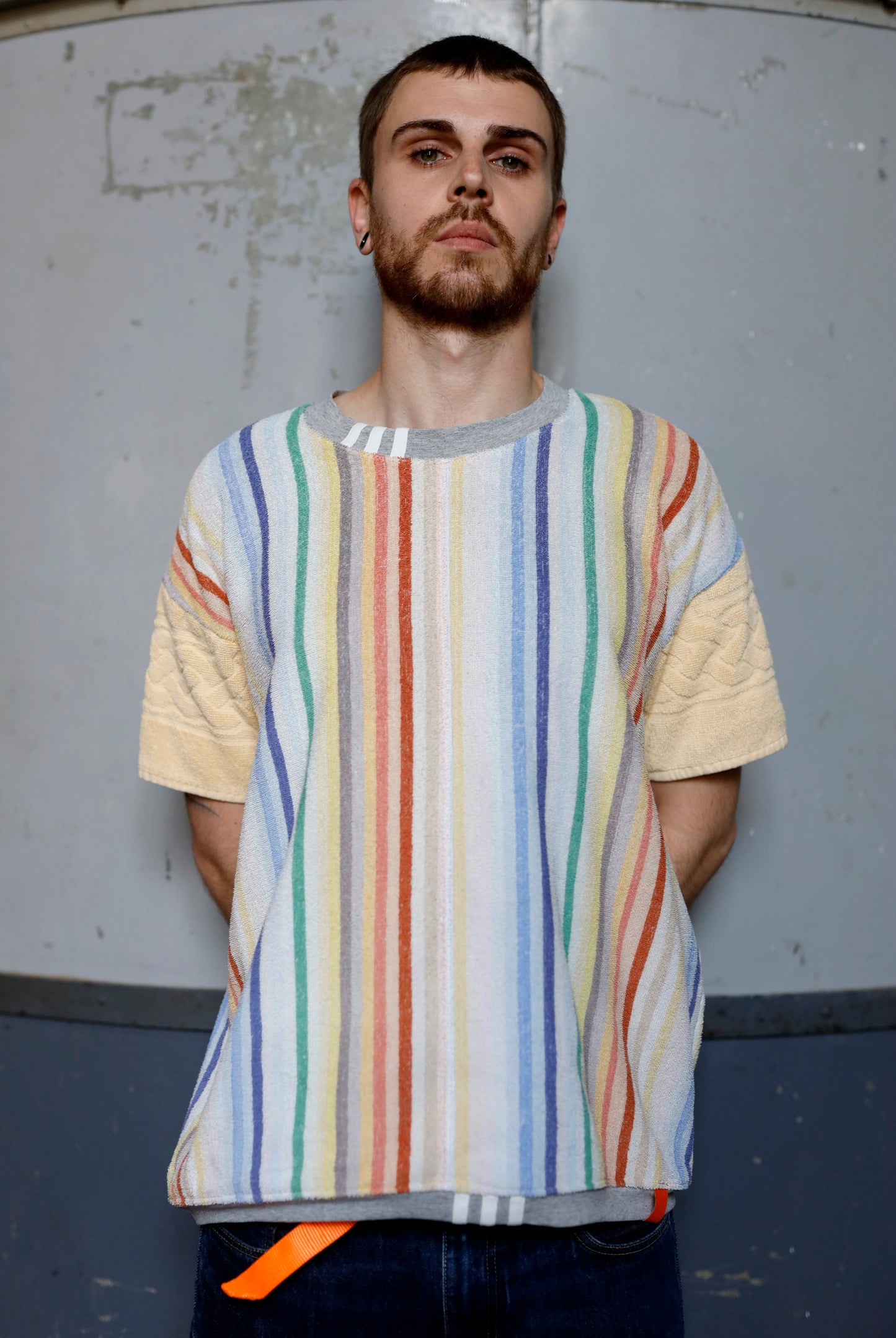 Unique Unisex T-shirt Upcycling Addidas, size L