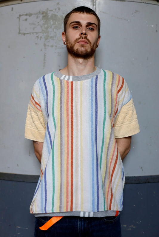 Unique Unisex T-shirt Upcycling Addidas, size L