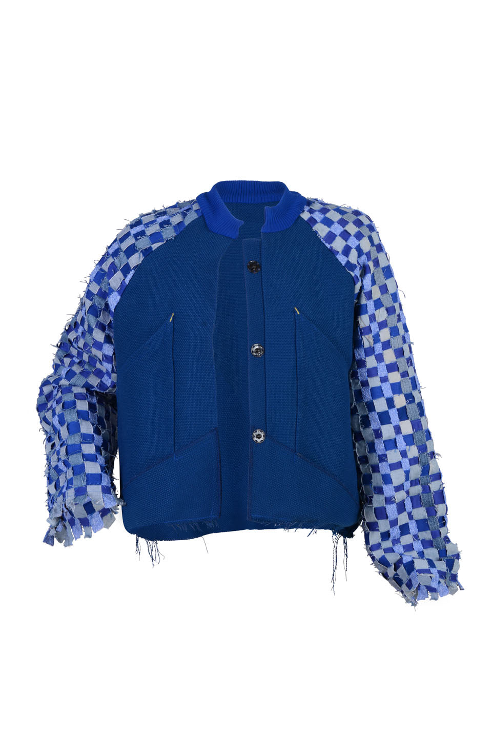 Chaqueta de algodón reciclado azul