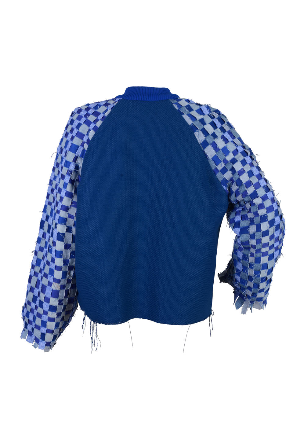 Chaqueta de algodón reciclado azul