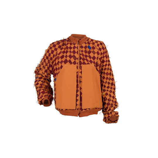 Recycled Cotton Jacket, Orange