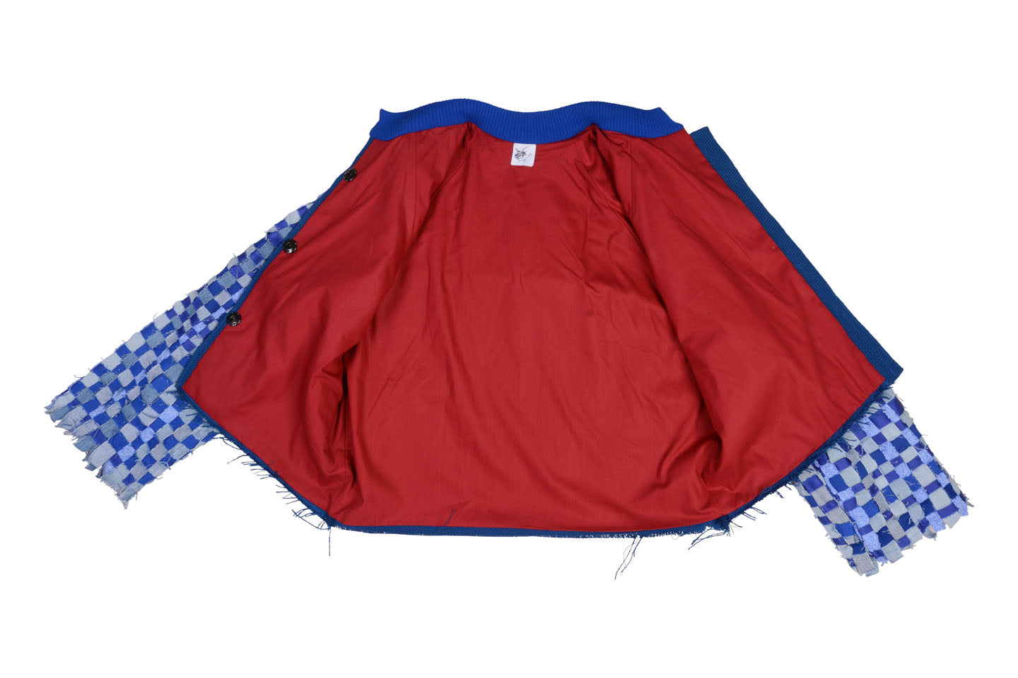 Chaqueta de algodón reciclado azul