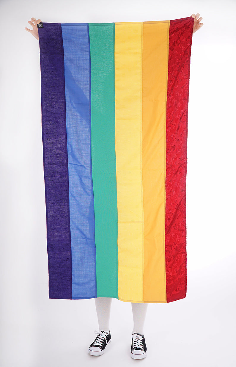 Pride-Flagge, Upcycled