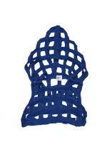 Mini Pu, blue hand-knitted top - Imagen 4
