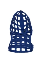 Mini Pu, blue hand-knitted top - Imagen 3