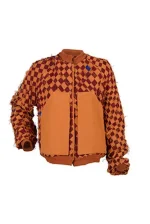 Recycled Cotton Jacket, Orange - Imagen 3