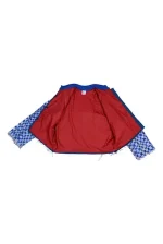 Blue Recycled Cotton Jacket - Imagen 6