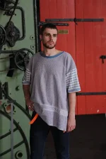 Unisex T-shirt Upcycling Sauna, size XL - Imagen 2
