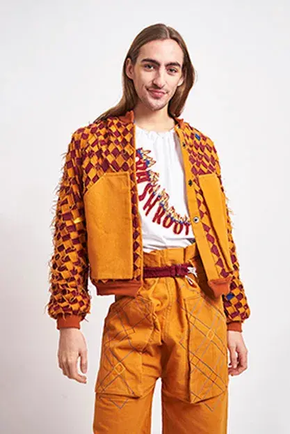 products-Turtlehornshoot0012 Recycled Cotton Jacket, Orange - Imagen 1