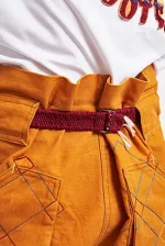 Handcrafted, woven Red Belt - Imagen 2