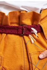 Handcrafted, woven Red Belt - Imagen 4