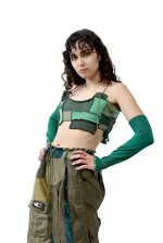 Patched Crop Top - Imagen 3