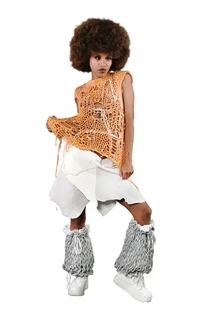 products-E-Commerce_photosorangetop Knitted Top, Orange - Imagen 1
