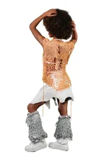 Knitted Top, Orange - Imagen 2